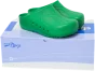 Green unperforated surgical clogs Mediplog 